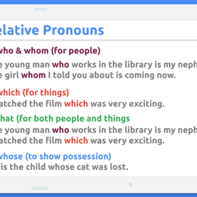 Relative Clauses Relative Clauses & Relative Pronouns (1)& Relative Pronouns 2